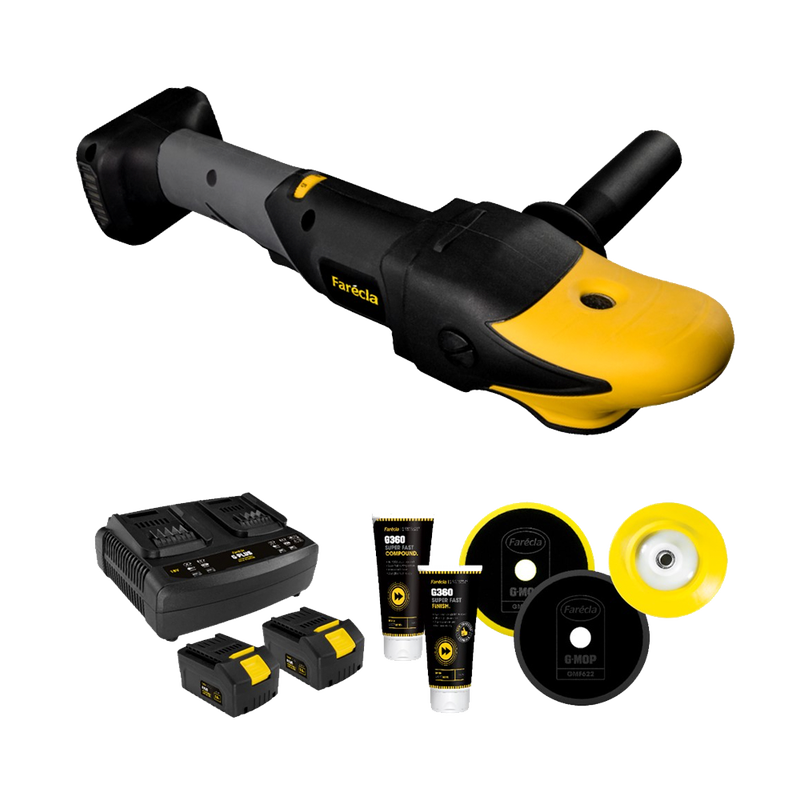 Farécla Launch Kit Batteripolermaskin Roterande