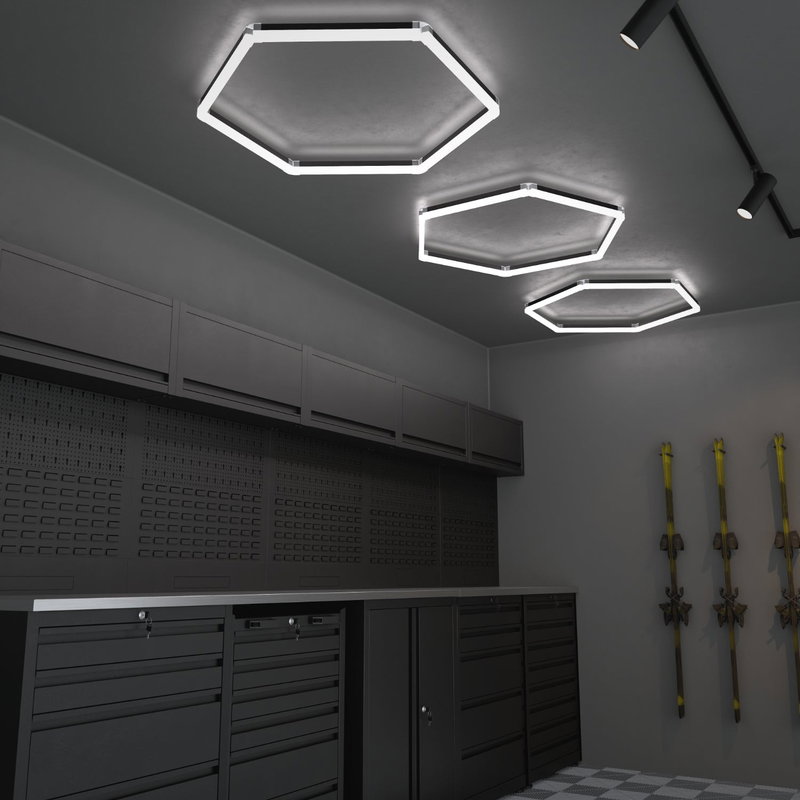 IVON Hexagon Belysning Enkel