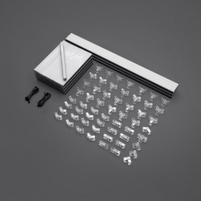 IVON BLACKOUT Hexagon Garagebelysning LED-Armatur 243x478cm