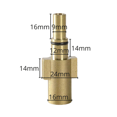 Koppling 1/4" F (B&D)