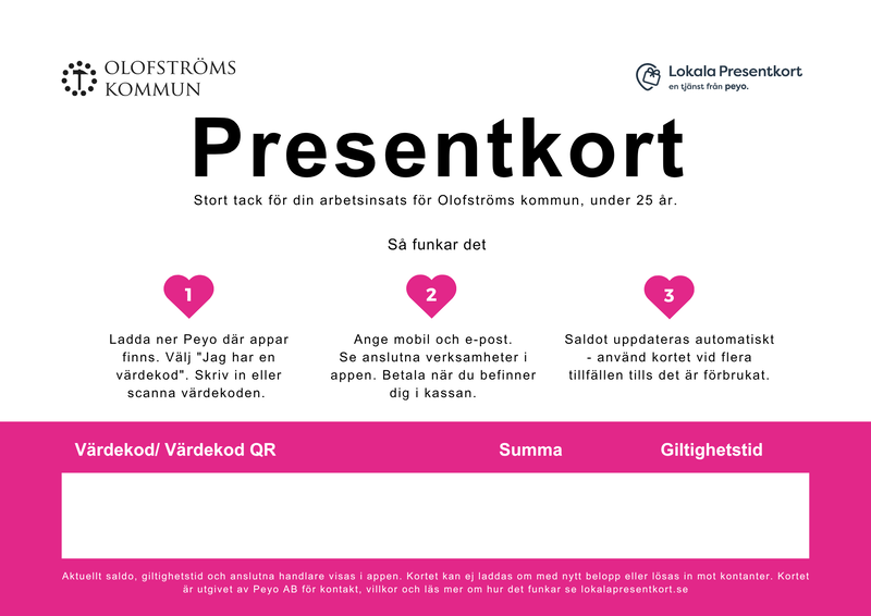 Olofströms kommun, 25-årsuppvaktning