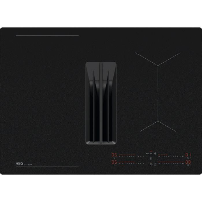 Inbyggnadshäll m integr.fläkt 70 cm kolfilter PE6000S70 AEG saphirmatt