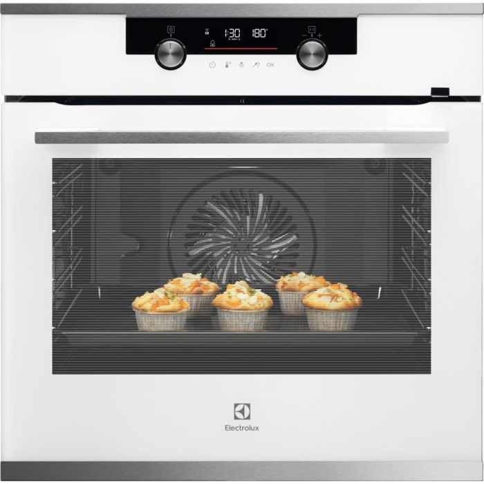 Inbyggnadsugn 71L SteamBake Wi-Fi EOK8P2V0 Electrolux vit