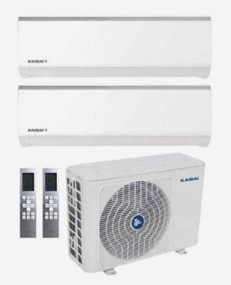 Kaisai Fly Multi 5.7kW luftvärmepump med 2 innedelar Kaisai Fly Multi 5.7kW luftvärmepump med 2 innedelar