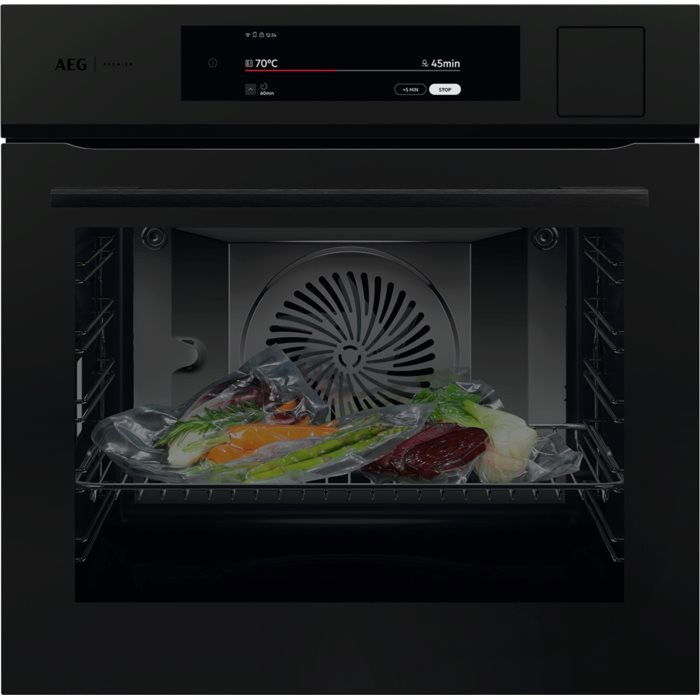 Inbyggnadsugn 70L SteamPro+SV Wi-Fi PO9000ST AEG mattsvart