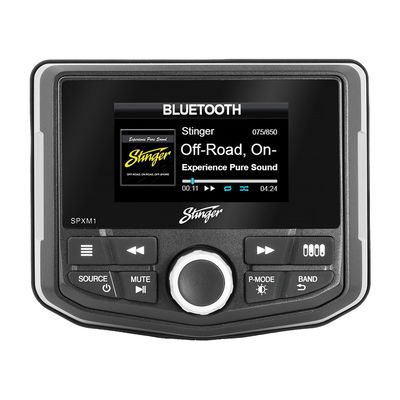 SPXM1 Marine and Powersports TFT Digital Media Player with built-in Amplifier/USB/Aux/Radio SPXM1 Marine and Powersports TFT Digital Media Player with built-in Amplifier/USB/Aux/Radio