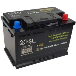 E&J Litium 12V 60Ah Start BT
