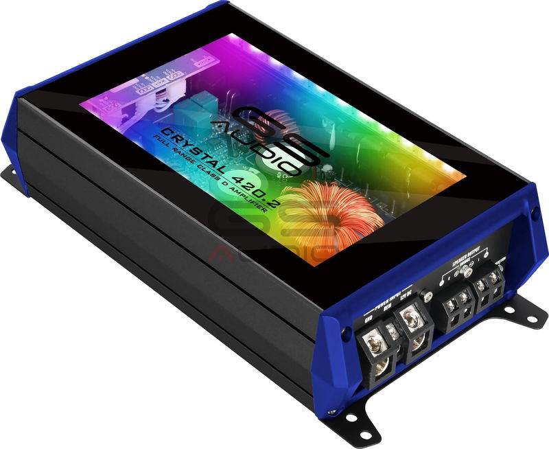 GS Audio Full-Range Amplifier 2*420WRMS @20hm - Crystal Series