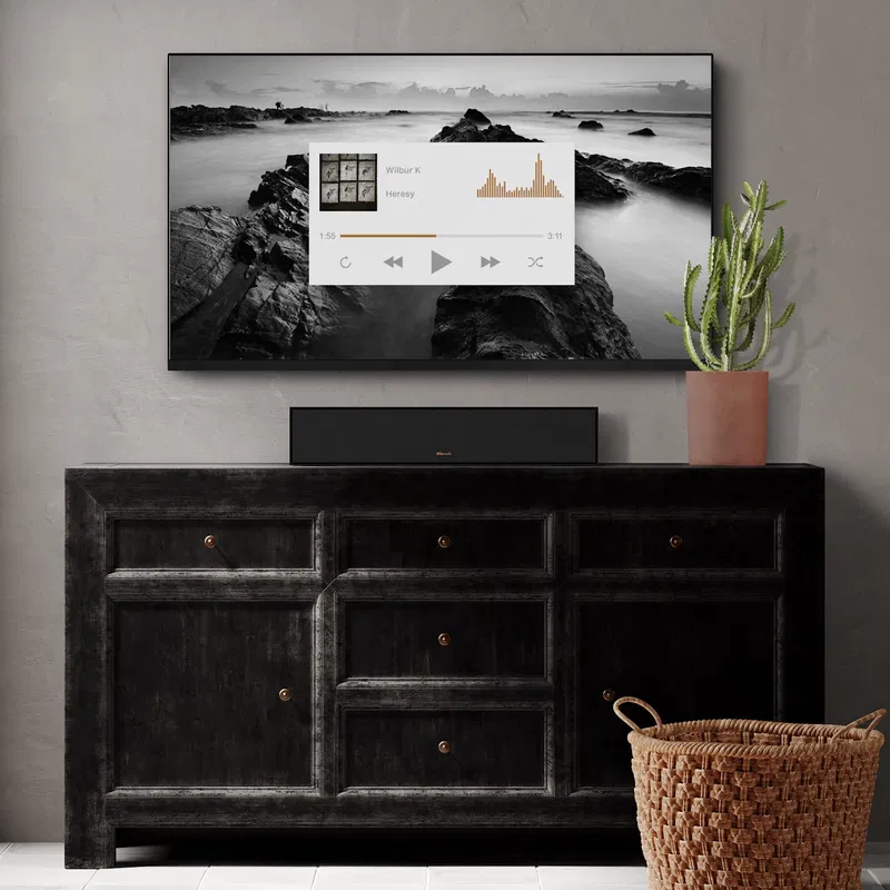 Klipsch R-30C, centerhögtalare, svart