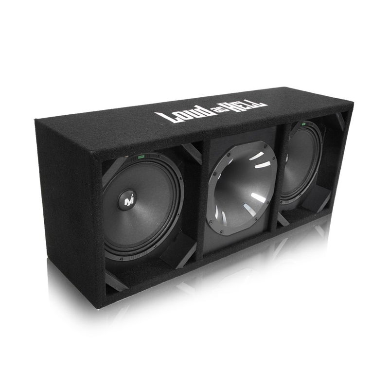 2x8" Fight 80 midbass Pro låda med Terror Horn