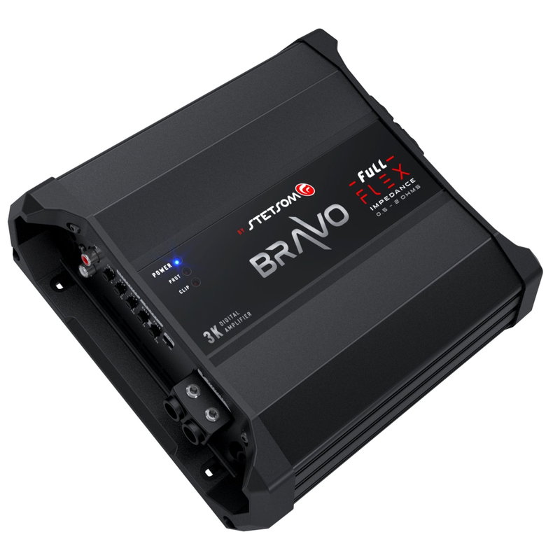 Stetsom Bravo Flex 3000w 0,5 - 2Ohms Fullrange Mono Amp