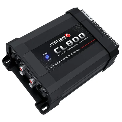 Stetsom CL 800.4 2 Ohm – Kompakt 4-kanals slutsteg med 800 W RMS