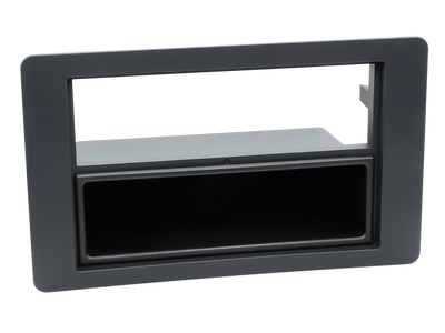 ACV 281270-02 1-DIN Facia plate with pocket Saab 9.5 black