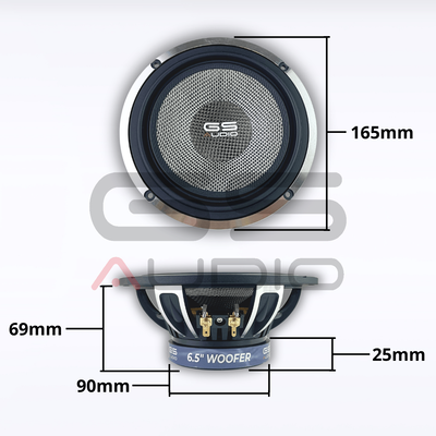 GS Audio Voce Kevlar 6.5" 3-vägs kitsystem