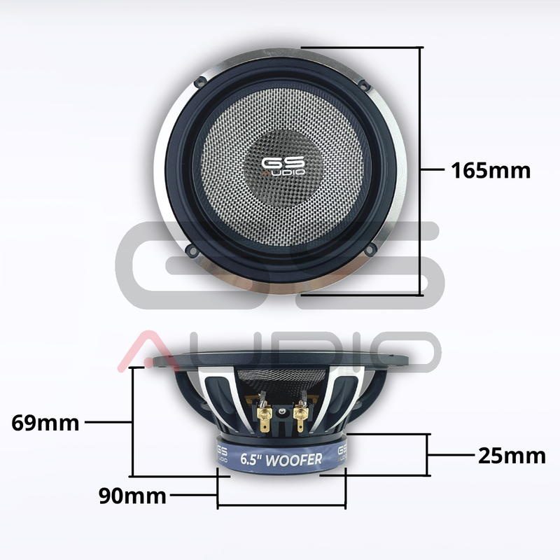 GS Audio Voce Kevlar 6.5" 3-vägs kitsystem