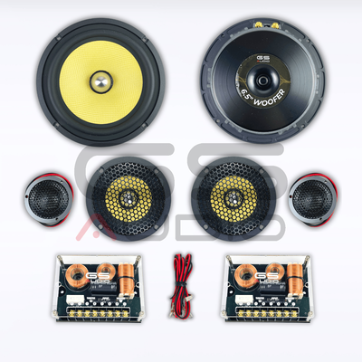 GS Audio Yellow 6.5" 3-vägs kitsystem