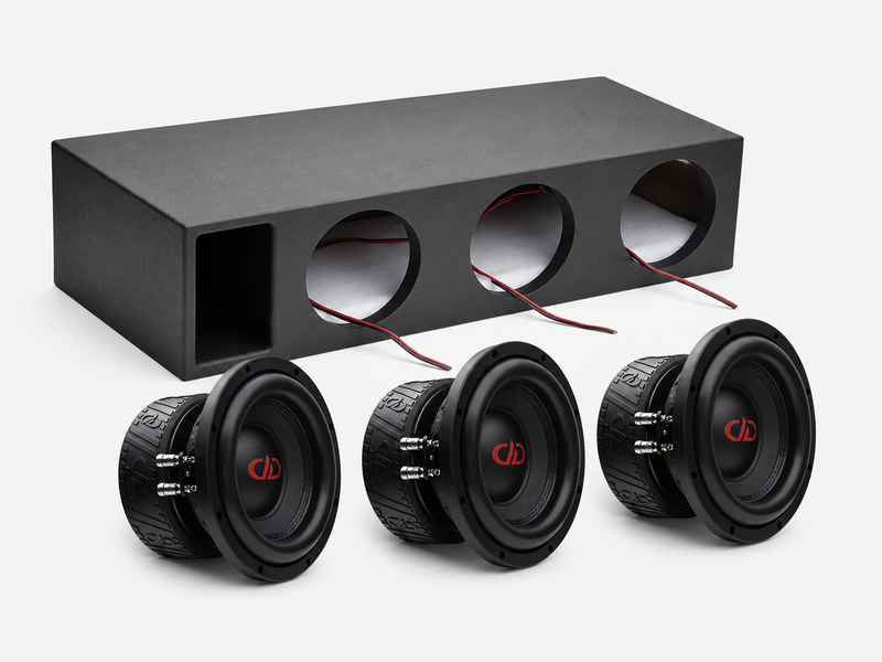 DD Audio 508e Cheva 3x8" baslåda