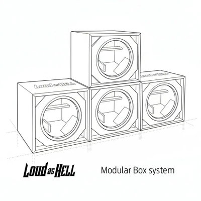 Loud as Hell 1x10" Midbaslåda