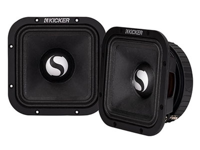 KICKER ST-Series 7" Square Midrange 4 Ohm – 250W RMS