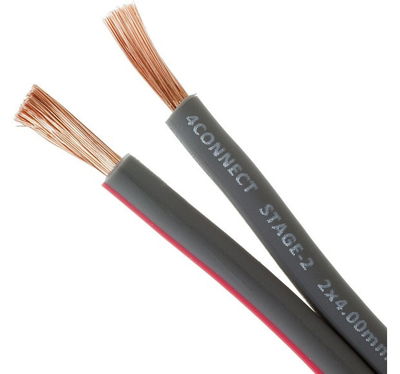 4CONNECT 4-800242 STAGE2 OFC-högtalarkabel 2x4,0mm2, 100m