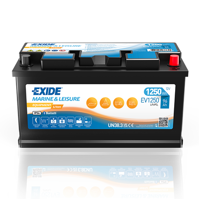 Exide Litium 12V 96Ah Heat-Bluetooth
