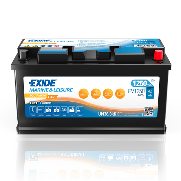 Exide Litium 12V 96Ah Heat-Bluetooth