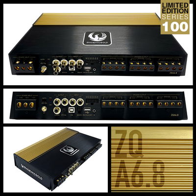 Phoenix Gold  ZQA6.8 - 6-Channel High End Amplifier with 8-Channel DSP