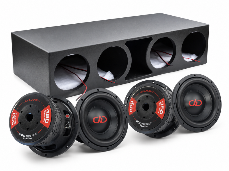 DD Audio 208e Cheva 4x8" baslåda