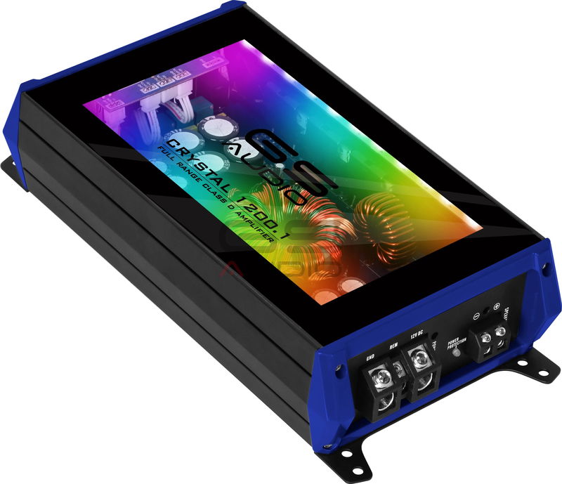 GS Audio full-range amplifier 1*1200WRMS @1 Ohm - Crystal Series