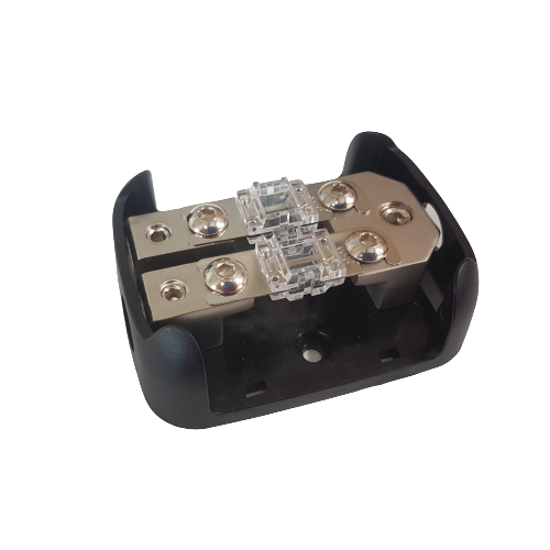AFS double fuse holder with choice of fuses 50A /80A / 100A - IN 35 mmq - OUT 2*25 mmq