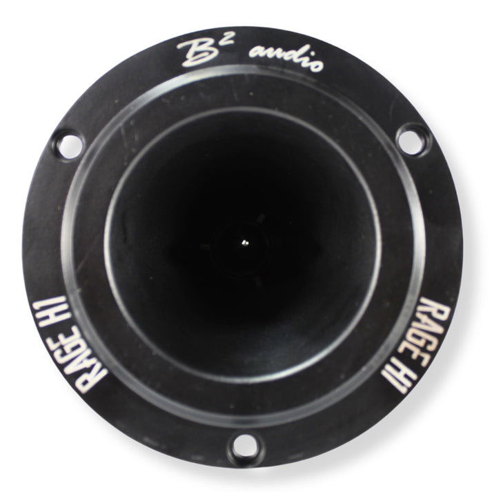 B2 Audio RAGE Series Pair of 1" 4-Ohm 100 Watt RMS Neodymium Horn Tweeters, OD 3.85" RAGE H1 NEO B2 Audio RAGE Series Pair of 1" 4-Ohm 100 Watt RMS Neodymium Horn Tweeters, OD 3.85" RAGE H1 NEO