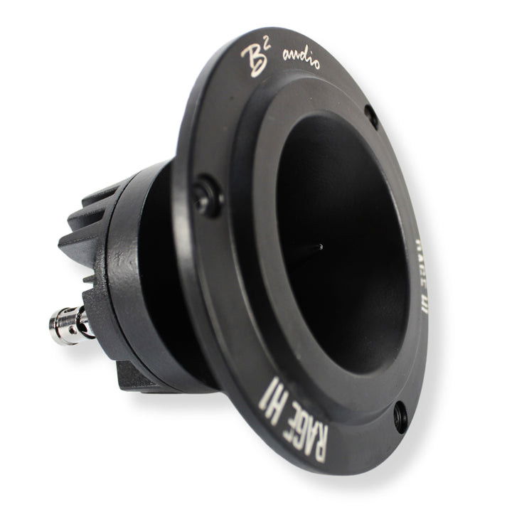 B2 Audio RAGE Series Pair of 1" 4-Ohm 100 Watt RMS Neodymium Horn Tweeters, OD 3.85" RAGE H1 NEO B2 Audio RAGE Series Pair of 1" 4-Ohm 100 Watt RMS Neodymium Horn Tweeters, OD 3.85" RAGE H1 NEO