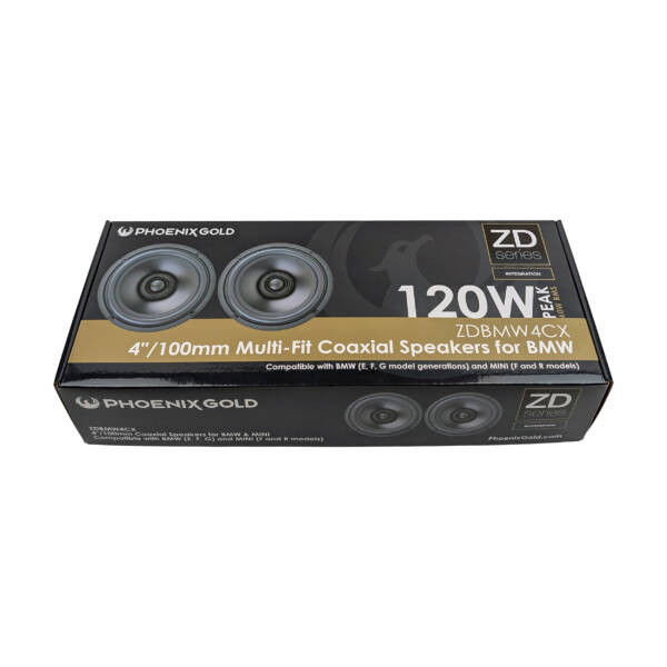 Phoenix Gold ZDBMW4CX -  120W 2-Way Coaxial Speakers for BMW