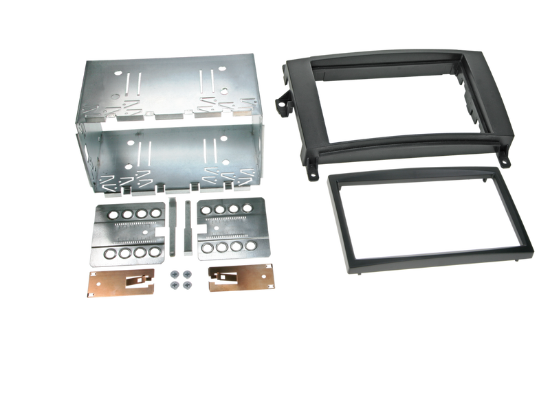 ACV 2-DIN facia plate Mercedes A /B class /Viano/ Vito black 100964