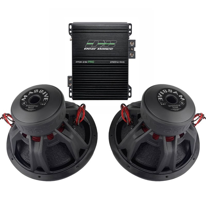 Massive Audio 2x15" KILOX ampkit