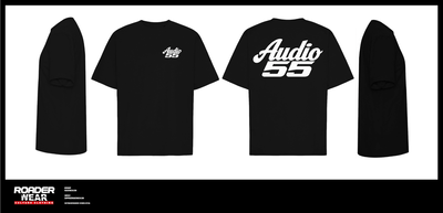 T-shirt Audio55 Svart/vit