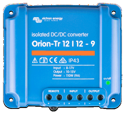 Victron Orion-Tr 12/12-9A (110W) isolerad DC-DC-omvandlare