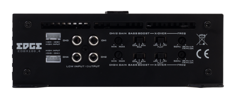 Edge EDBX100.4-E1 | EDGE DBX Series 4 Channel 800 watts Amplifier
