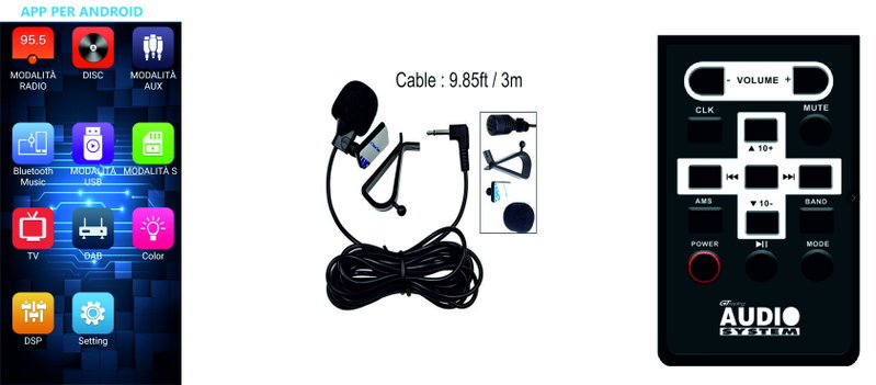 Audio System D-201 – DAB+ Bluetooth