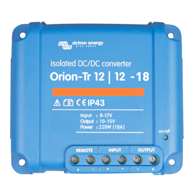 Victron Orion-Tr 12 / 12-18A (220W) isolerad DC-DC-omvandlare