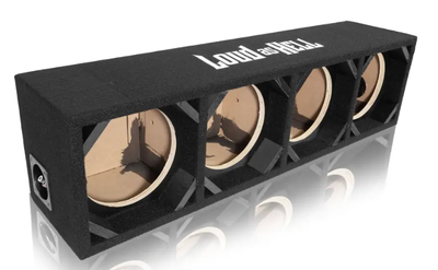 Loud as Hell 4x8" Kickplanka Svart