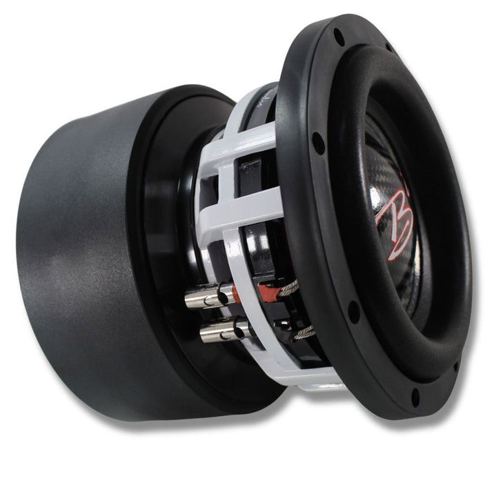 B2 Audio RAMPAGE Competition Series 6.5" 1000 Watt RMS Carbon Fiber Dual 2-Ohm 2" Voice Coil Subwoofer B2 Audio RAMPAGE Competition Series 6.5" 1000 Watt RMS Carbon Fiber Dual 2-Ohm 2" Voice Coil Subwoofer