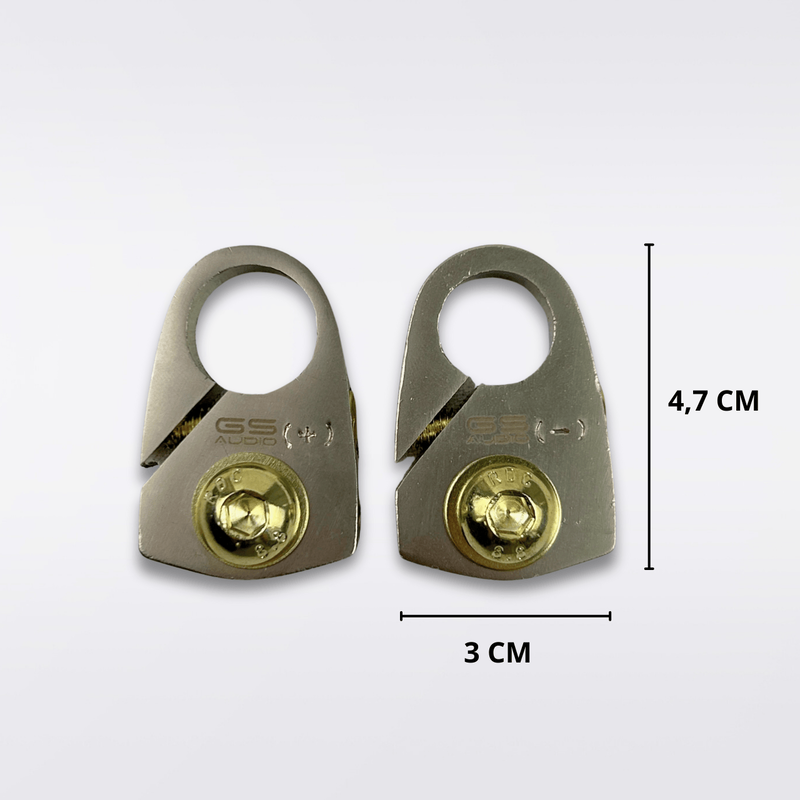 GS Audio Battery Terminals (+/â€“) 2Ã—50 mmq + 2Ã—6 mmq