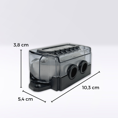 6-Way Power Distribution Block GS Audio | IN/OUT: 6x35