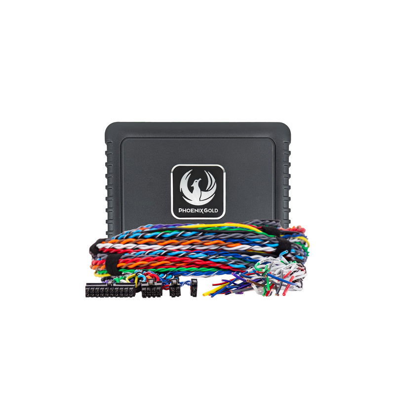 Phoenix Gold ZDA4.8-UNI3 Universal 4-CH DSP Amplifier Power-Up kit, 300cm long