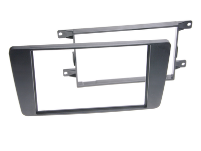 ACV 2-DIN facia plate Skoda Octavia II 2004 - 2013 black 100915