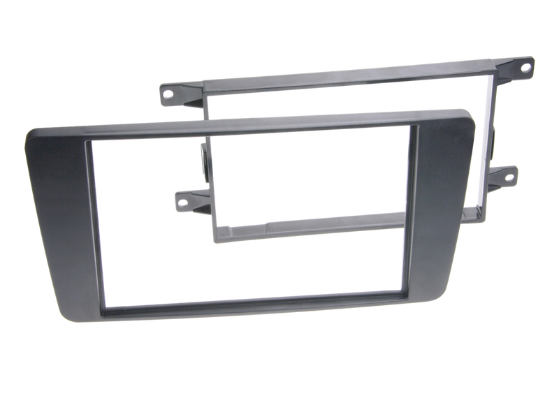 ACV 2-DIN facia plate Skoda Octavia II 2004 - 2013 black 100915