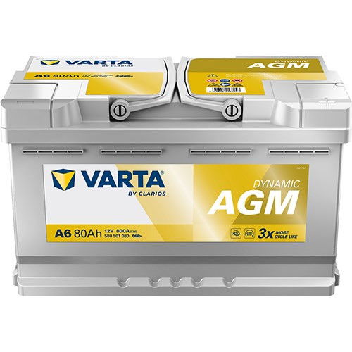 Varta Dynamic AGM Start-Stopp A6 80Ah