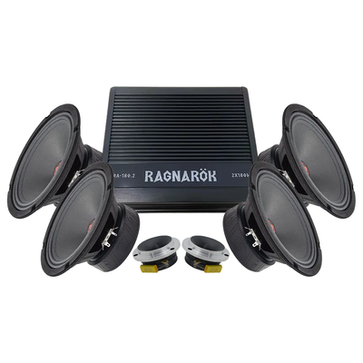 DD Audio VO-M208-S4 4x8" Amp kit