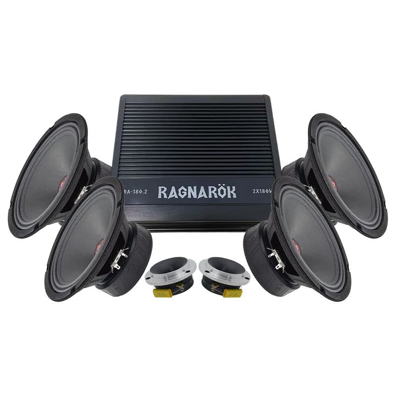 DD Audio VO-M208-S4 4x8" Amp kit